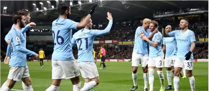 曼城大胜一场，晋级势头如虹